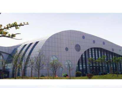 肇东会议中心外景网架工程